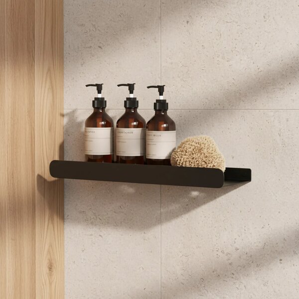 Mensola da bagno SF03 45cm black matt