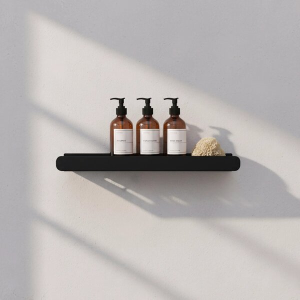 Mensola da bagno SF03 45cm black matt