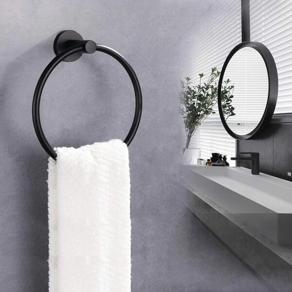 Portasciugamano da bagno black 332915A MIST 05