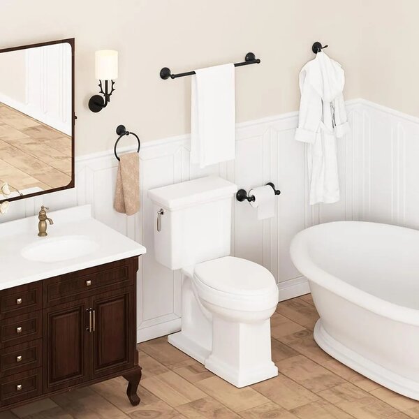 Portasciugamano da bagno Black 332870A RETRO