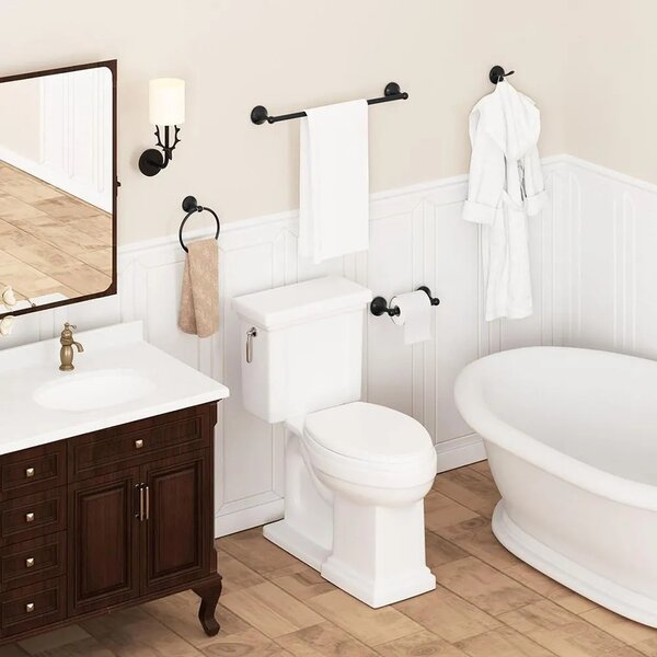 Portasciugamano da bagno Black 332867A RETRO