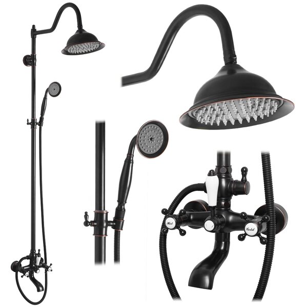 Set doccia REA BERGAMO OLD BLACK