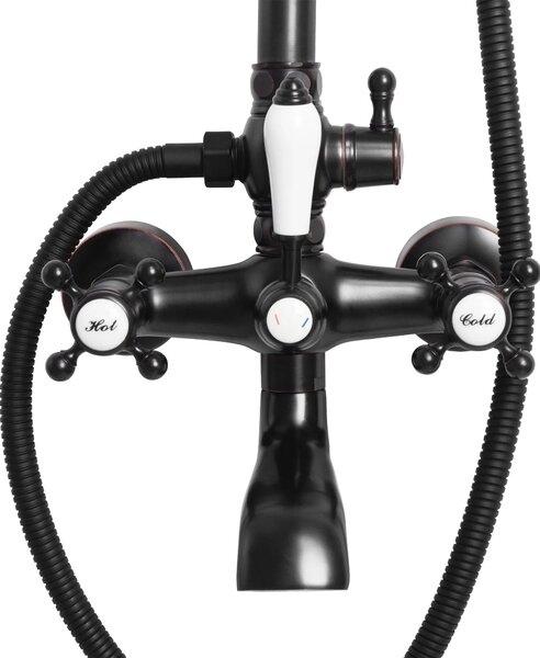 Set doccia REA BERGAMO OLD BLACK