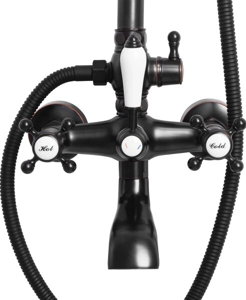 Set doccia REA BERGAMO OLD BLACK