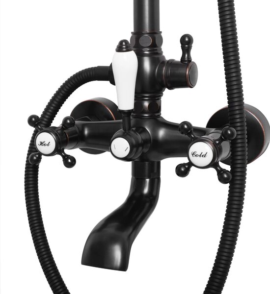 Set doccia REA BERGAMO OLD BLACK