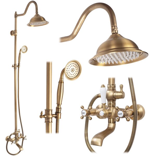 Set doccia REA BERGAMO antique bronze