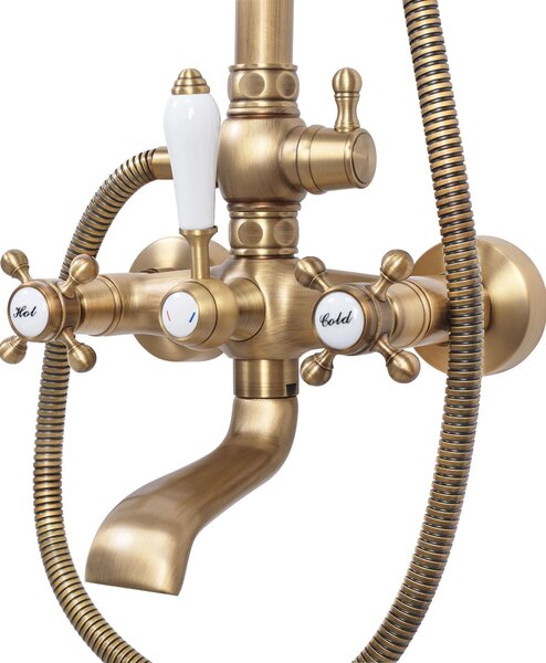 Set doccia REA BERGAMO antique bronze
