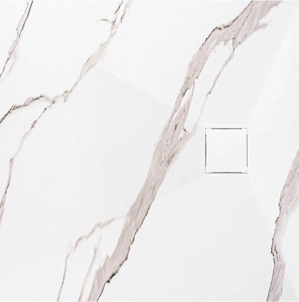 Piatto doccia Magnum CARRARA WHITE 90x90