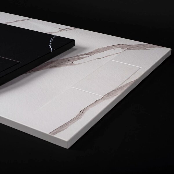 Piatto doccia Bazalt CARRARA WHITE 80x100