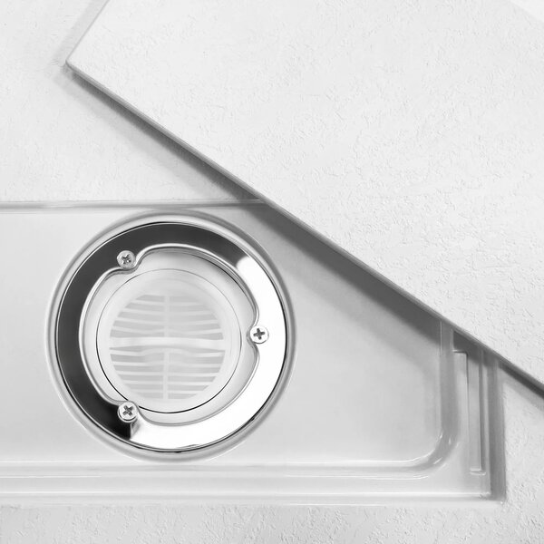 Piatto doccia Bazalt CARRARA WHITE 80x100