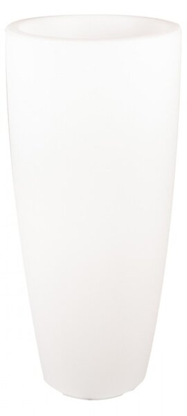 Vaso Illuminabile Tondo Ø33 H70cm, E27 Colore del corpo Bianco