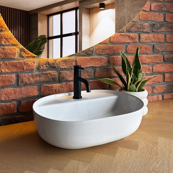 Lavabo da appoggio REA Aura 51
