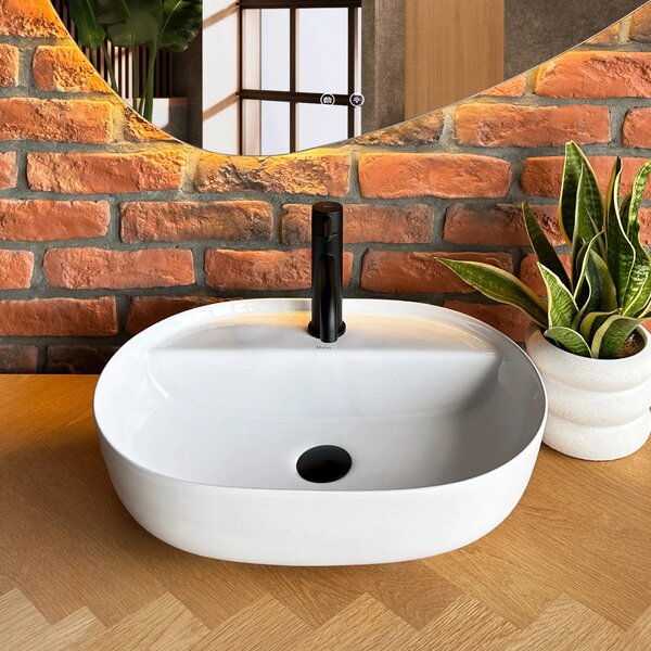 Lavabo da appoggio REA Aura 51