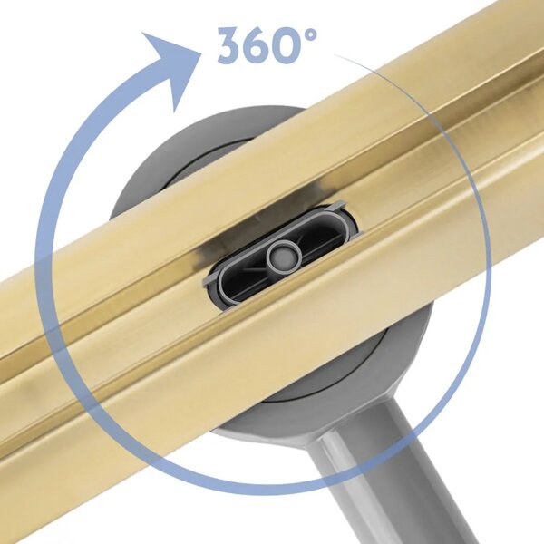 Scarico lineare REA Neox Slim pro Gold 90