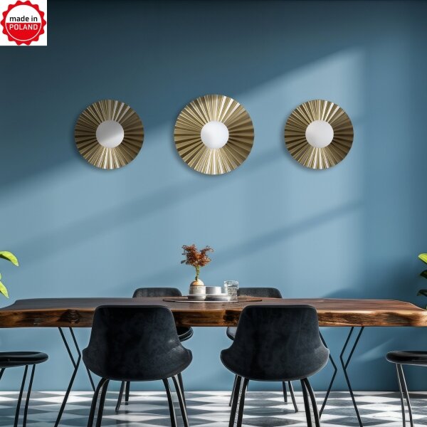 Set da 3 applique SUNPLISS 1x G9/10W/230V oro/crema