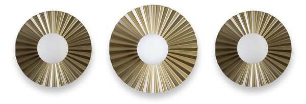 Set da 3 applique SUNPLISS 1x G9/10W/230V oro/crema