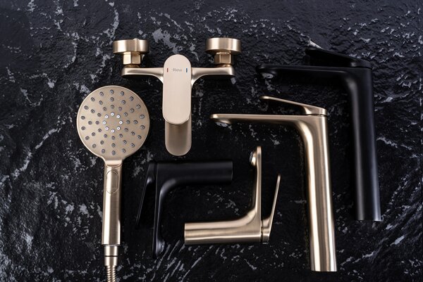 Rubinetto da lavabo Rea Marco Black Low