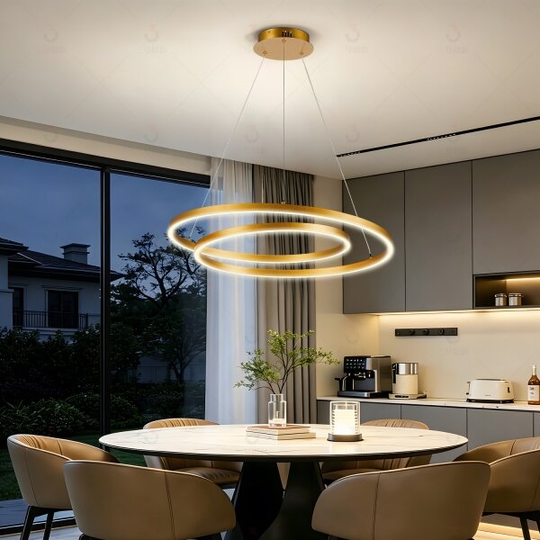 Brilagi-LED Lampadario dimmerabile a cavo TWISTER LED/75W/230V 3000-6000K oro +DO