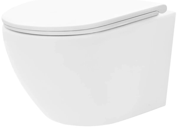 Vaso WC sospeso Rea Carlo Mini Tornado Rimless Flat Pro