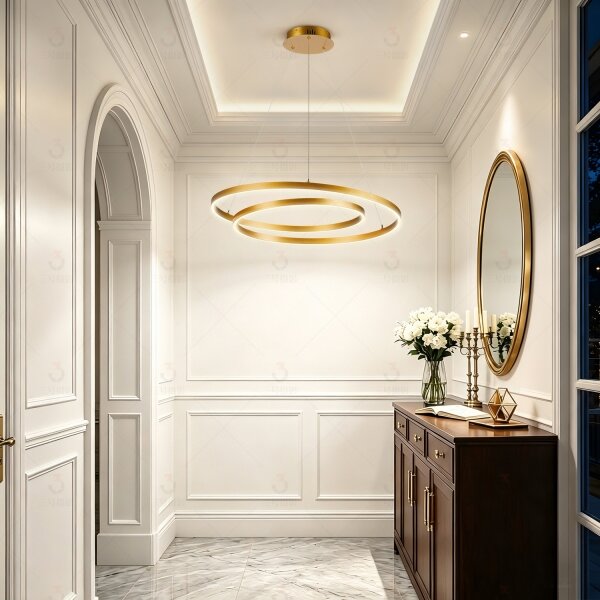 Brilagi-LED Lampadario dimmerabile a cavo TWISTER LED/75W/230V 3000-6000K oro +DO