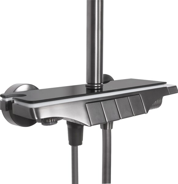 Set doccia REA Savio Led Titanium