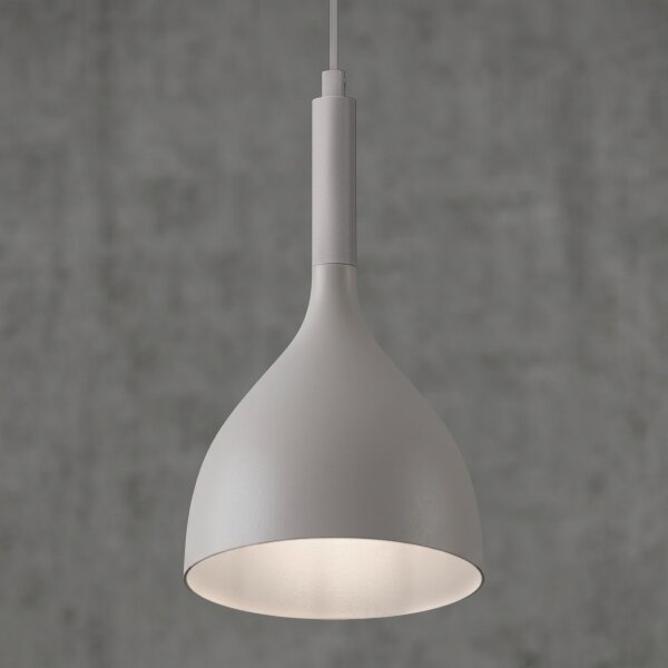 Lampadario su cavo NOAK 1xE27/15W/230V crema