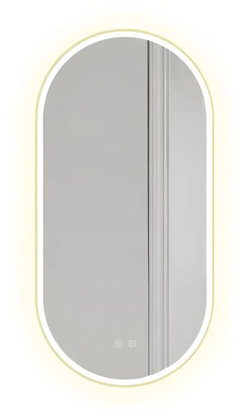Specchio LED OVL 50x100cm Gold