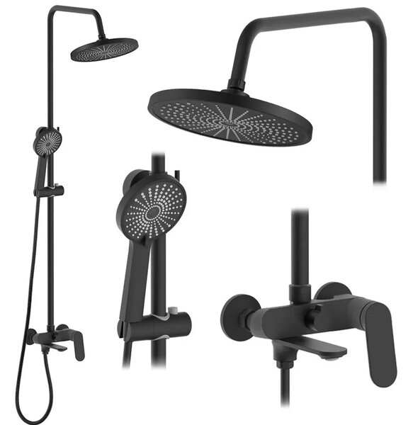 Set doccia REA Marco Black