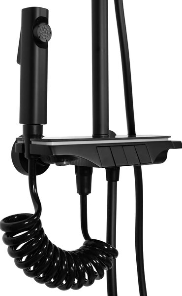 Set doccia REA Savio Led Black