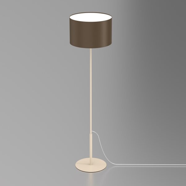 Lampada da terra ARDEN 1xE27/15W/230V beige/marrone