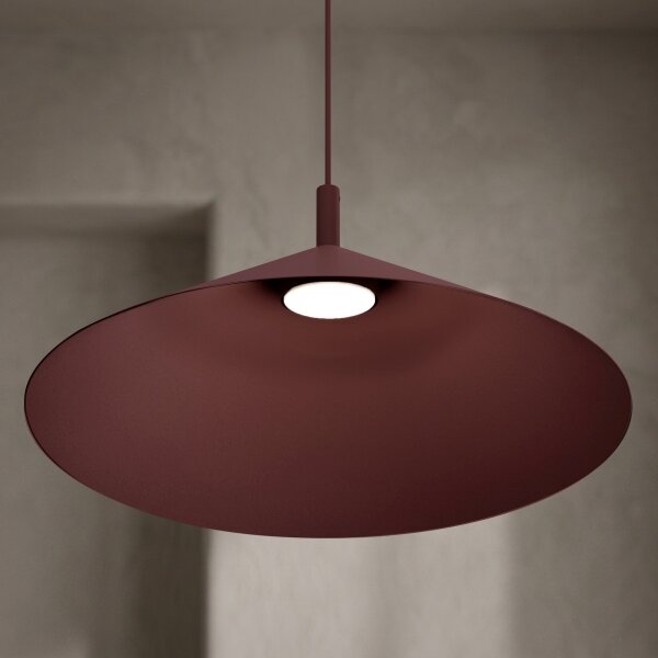 Lampada a sospensione su cavo ANEGA 1xGX53/15W/230V, diametro 50 cm, bordeaux