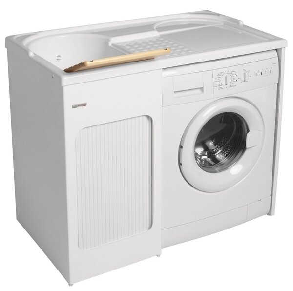 Lavapanni porta lavatrice da esterno 106x60 Lavacril Sx bianco Colavene