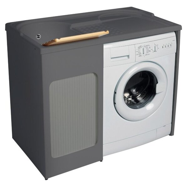 Lavapanni porta lavatrice da esterno 106x60 Lavacril Sx grigio Colavene