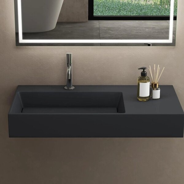 Lavabo in conglomerato Archi 75 CM Grey MATT