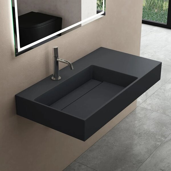 Lavabo in conglomerato Archi 75 CM Grey MATT