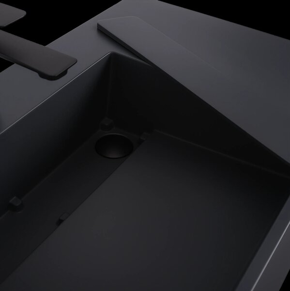 Lavabo in conglomerato Archi 75 CM Grey MATT