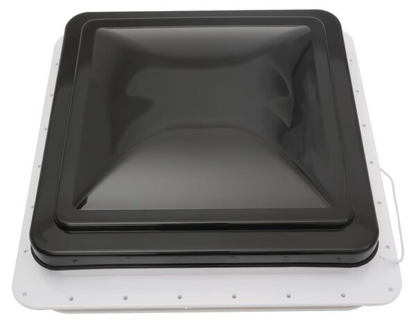 Ventilatore da tetto per camper, schermo antizanzare, struttura in plastica resistente, nero