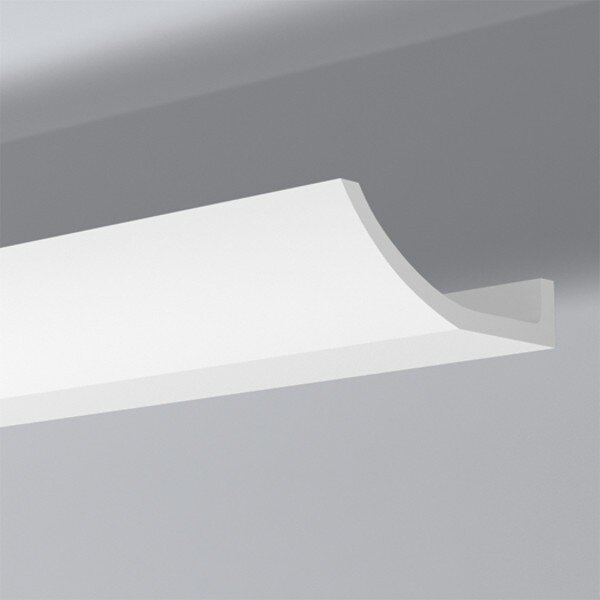 Modanatura del soffitto NMC WT4 WALLSTYL Noel Marquet Modanatura decorativa Illuminazione indiretta bianco classico 2 m