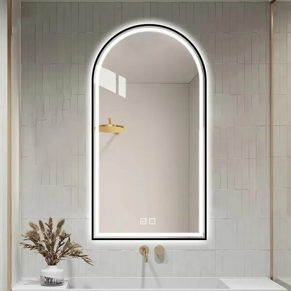 Specchio LED 60x100cm DASH BLACK