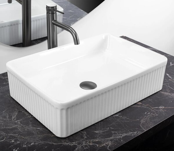 Lavabo da appoggio Rea Fiorella