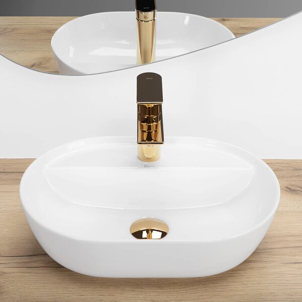Lavabo da appoggio REA Aura 42