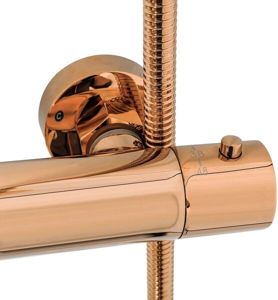 Set doccia con termostato REA Lungo Copper
