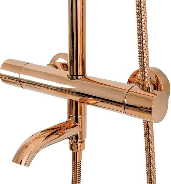 Set doccia con termostato REA Lungo Copper