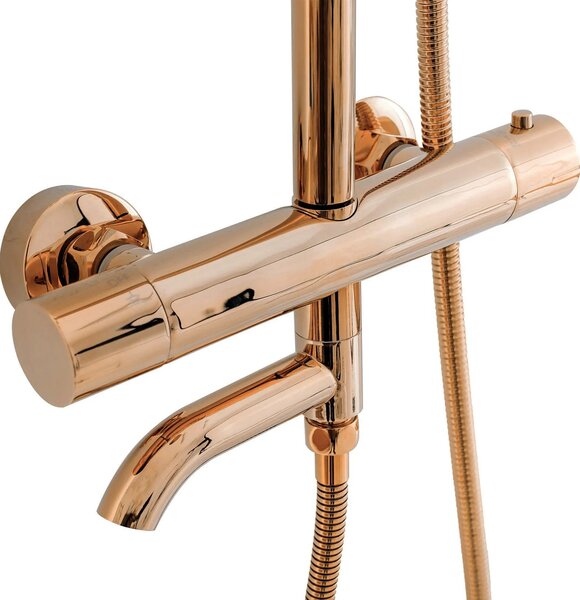 Set doccia con termostato REA Lungo Copper