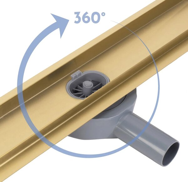 Scarico lineare REA Neox pro Gold 60