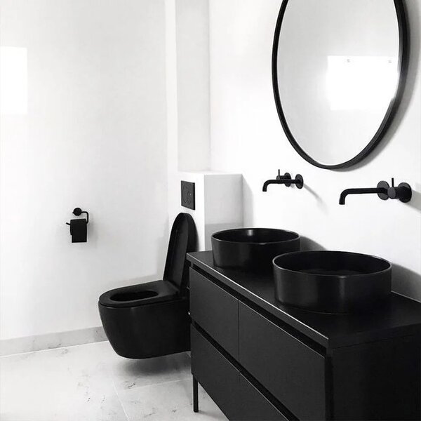 Vaso WC sospeso Calani Loyd Slim Black