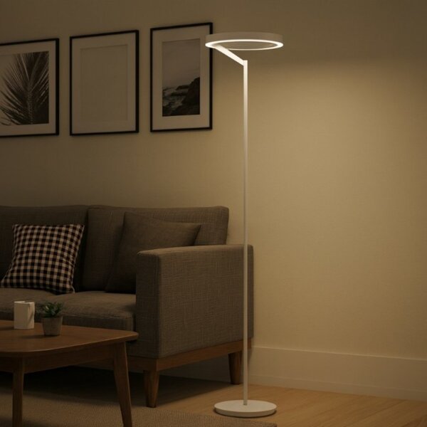 Piantana moderna gea luce criseide pt fcrpib led alluminio dimmerabile - Gea Luce