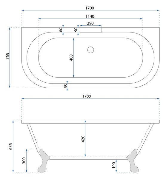 Vascha bagno Rea Korfu 170