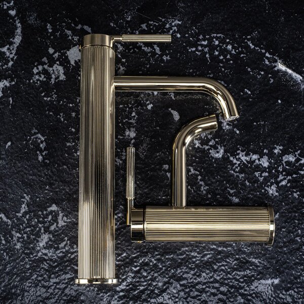 Rubinetto da lavabo Rea Argon Gold Low