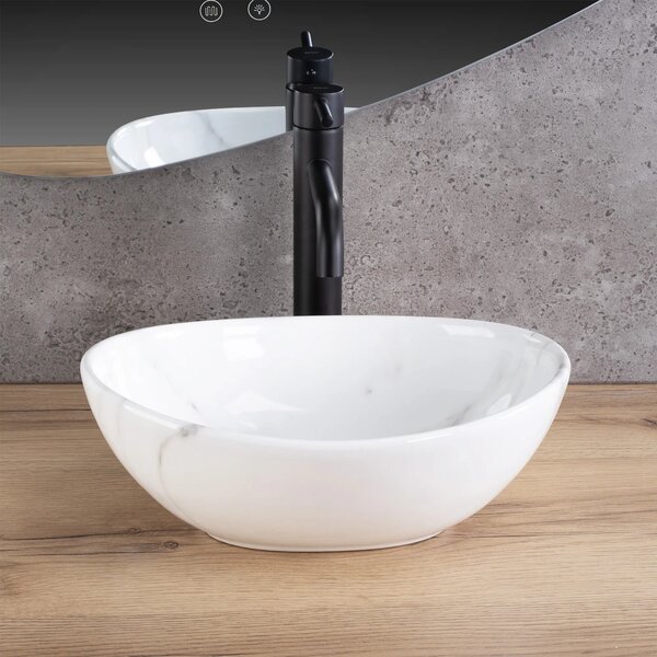 Lavabo da appoggio Rea Sofia Mini Cloudy